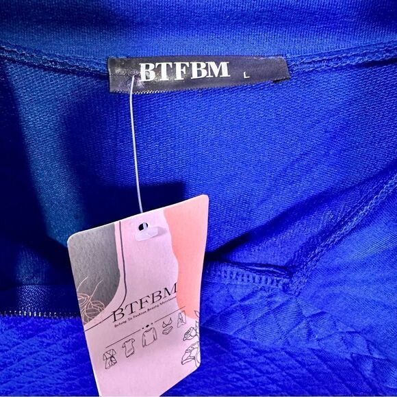 BTFBM Quarter-zip Sweater- Size L - Picture 2 of 6